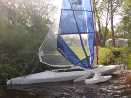 faltboot segeln mit ausleger